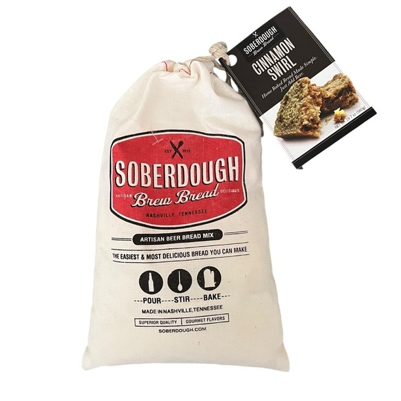 Soberdough Bread Mix Cinnamon Swirl Full Size Loaf Just + Beer Real Ingredients - Picture 1 of 8
